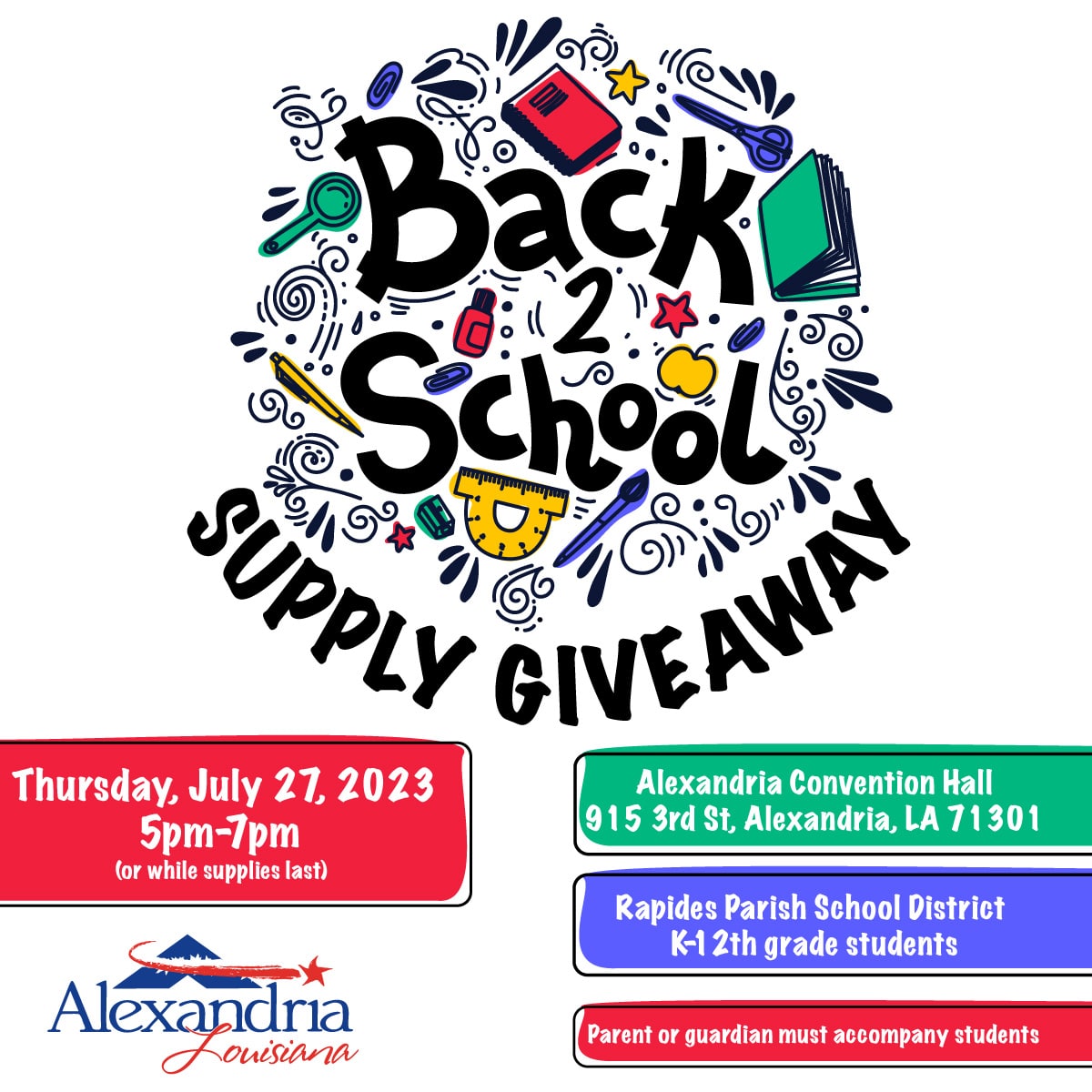 Back-to-School Supply Giveaway  Traverse Area District Library